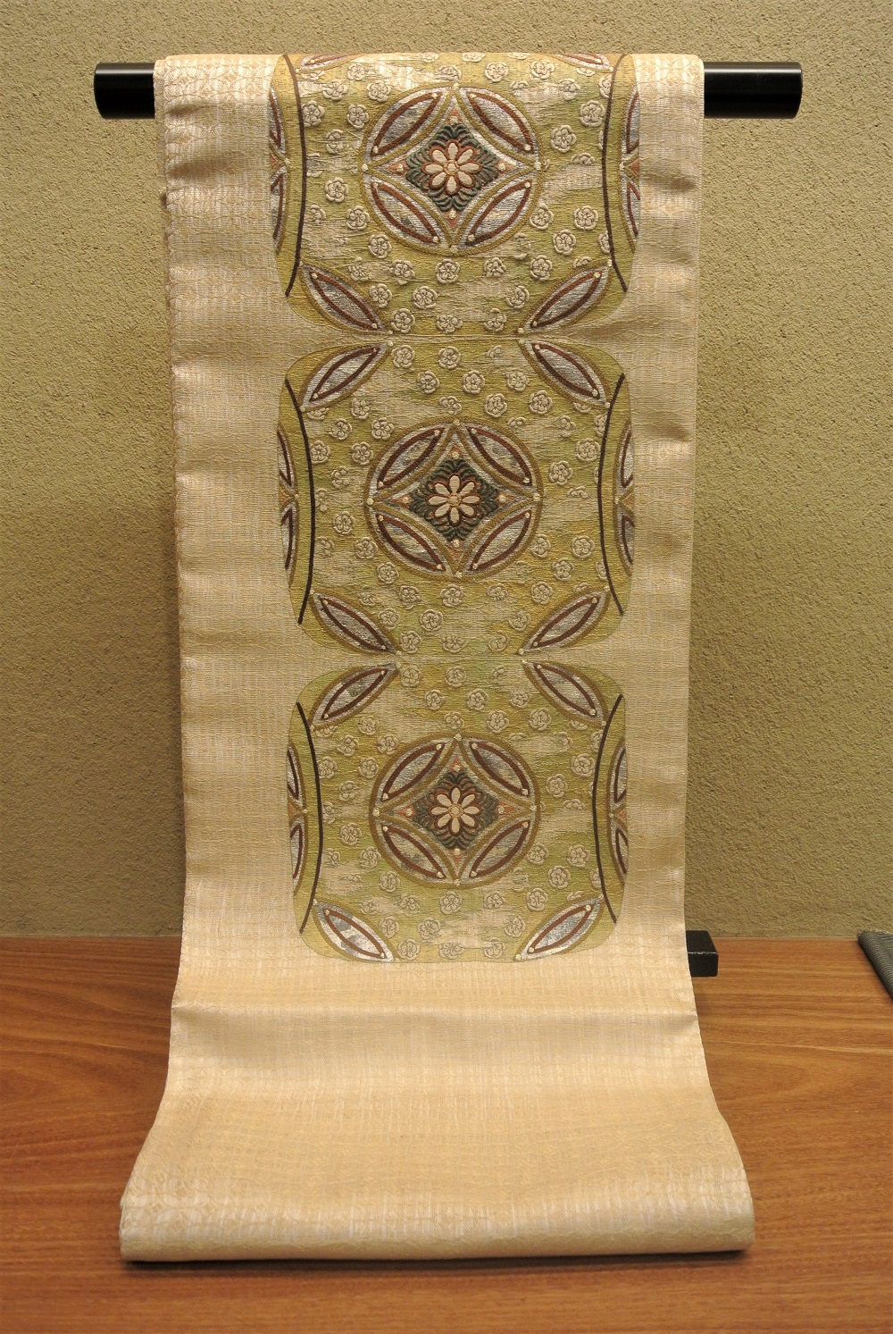 ゴールデンムガ 櫛織袋帯：高級呉服の藤和
